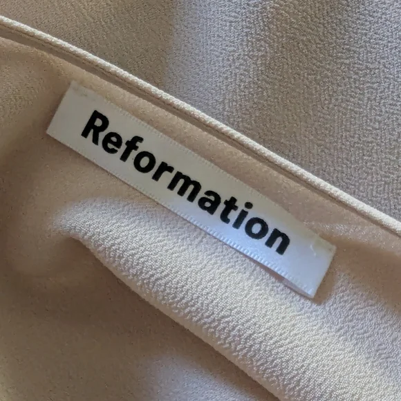 Reformation Rosie Wrap Maxi Dress | Plunge Neck High Slit Flutter‎ Sleeve NWOT M - Picture 9 of 11